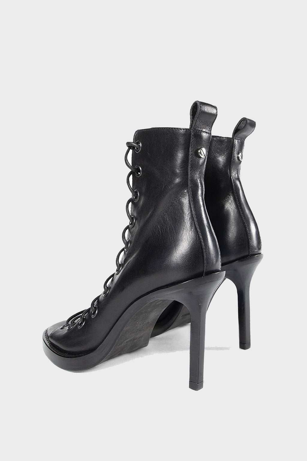 Hilla Chunky Pointed Heeled Ankle Boots
