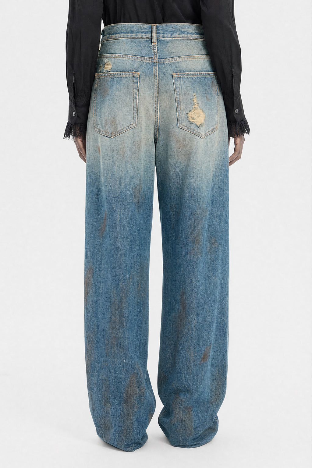 Jakoba 5-Pockets Straight Leg Loose Trousers