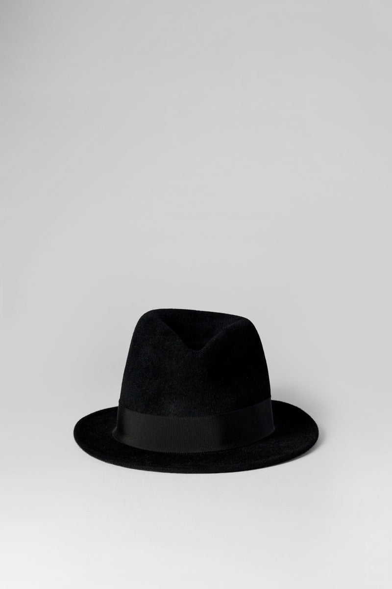 Suze Hat Wool Velour Black