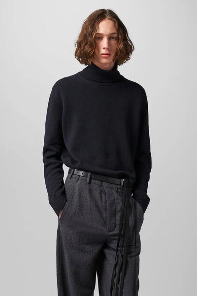 Kurt Knitted Dolcevita Neck Sweater – Ann Demeulemeester