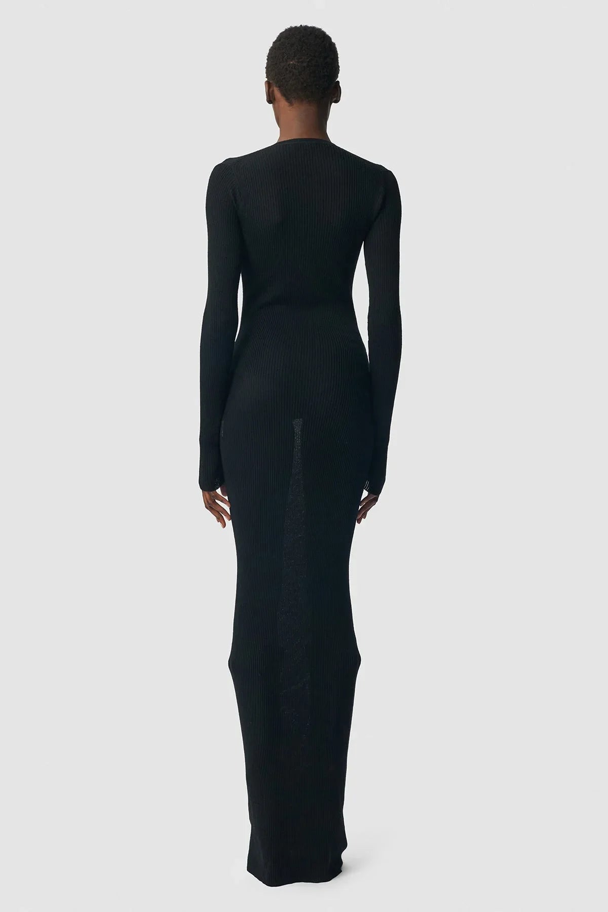 ANN DEMEULEMEESTER チュニック Ann Demeulemeester // Black Silk Tunic Top – VSP Consignment