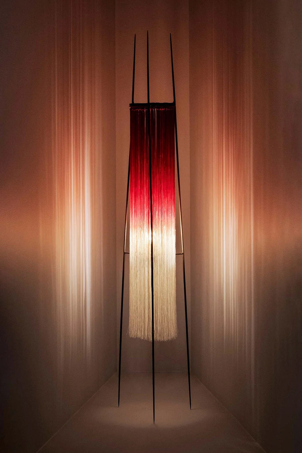 Kiki Écarlate/ Crème - Lampe de Table 